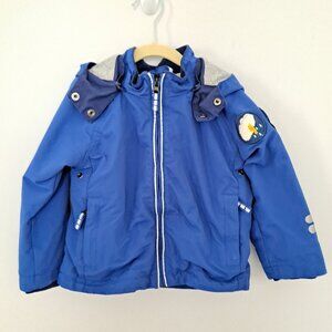 Mini Boden Toddler Boy Water Resistant Light Jacket Patches